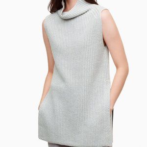 Aritzia  Wilfred Sweater Vest 100% Wool Grey Size small